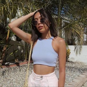 Urban Outfitters Lavender Crop Top